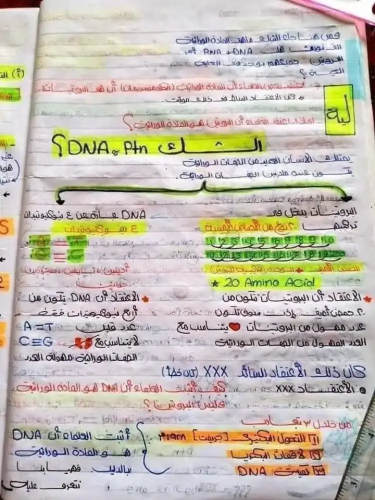ملخص DNA في مادة الأحياء لطلاب الثانوية العامة 2026.. راجع قبل الامتحان - منهج مجاني