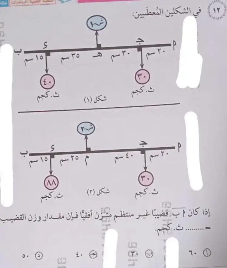 ورقة امتحان الرياضيات التطبيقية للصف الثالث الثانوي 2026 - منهج مجاني