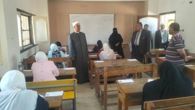 انتظام فى امتحانات الشهادة الثانوية الأزهرية بشمال سيناء
